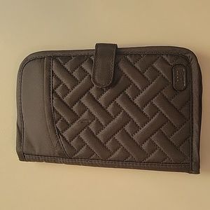 LUG Tandem Zip Around Travel Passport ID Organizer Wallet RFID